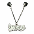Belico Sad Boyz silver bling metal cap chain cadena para gorra