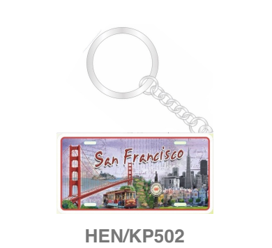 San Francisco Souvenir Keychain