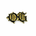 OG Original Gangster metal lapel pin Chicano Lowrider style