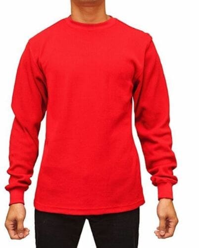 Nona Men's Heavyweight Thermal Shirt – Long Sleeve Cotton Blend (S–5XL)