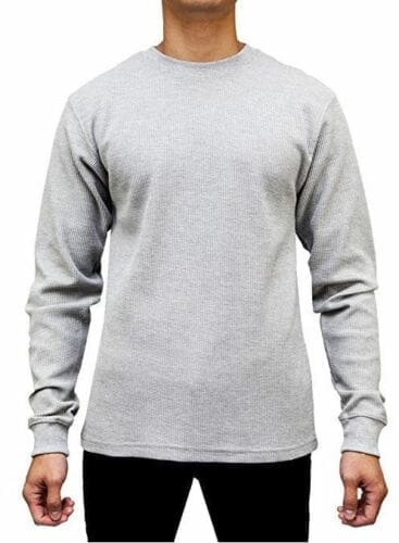 Nona Men's Heavyweight Thermal Shirt – Long Sleeve Cotton Blend (S–5XL)